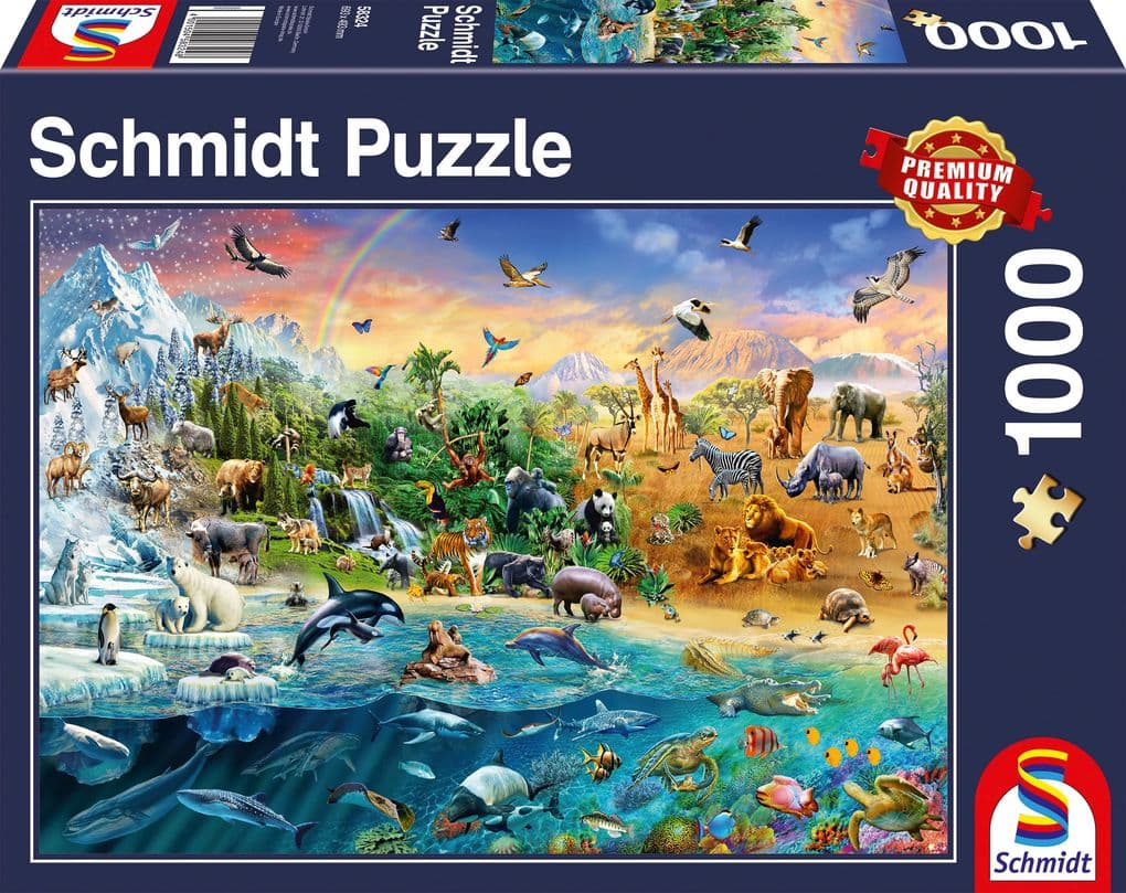 Die Welt der Tiere - Puzzle 1000 Teile