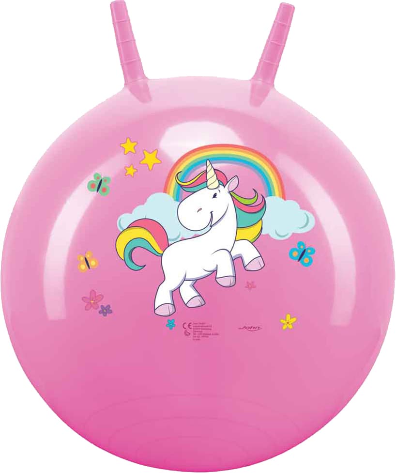 45-50 CM SPRUNGBALL EINHORN, IM DISPLAY