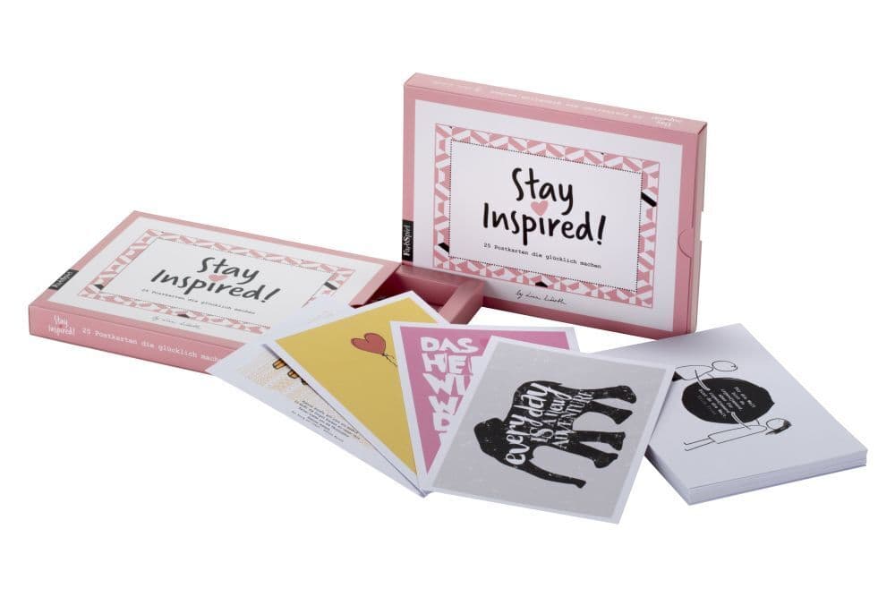 Stay inspired - Postkartensprüche 3
