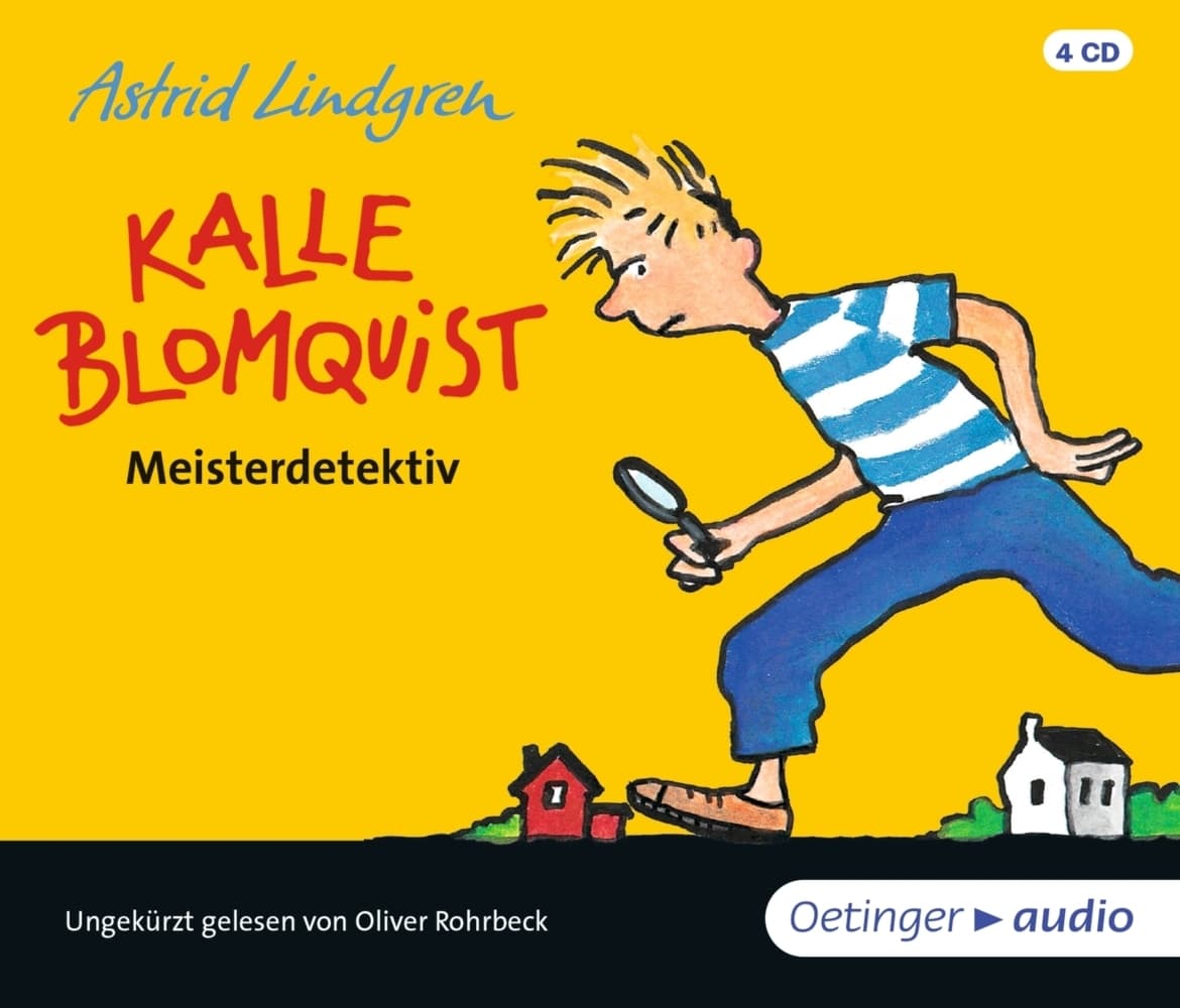 Kalle Blomquist 1. Meisterdetektiv,4 Audio-CD
