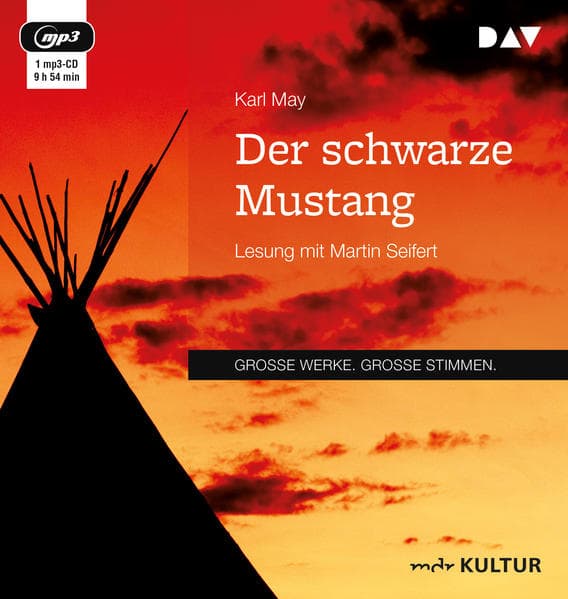 Der schwarze Mustang,1 Audio-CD, 1 MP3