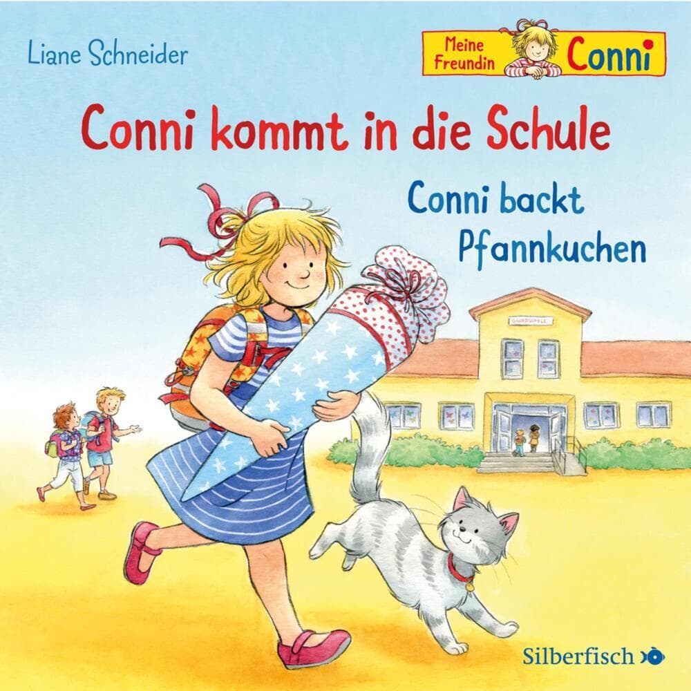 Conni kommt in die Schule / Conni backt Pfannkuchen,1 Audio-CD
