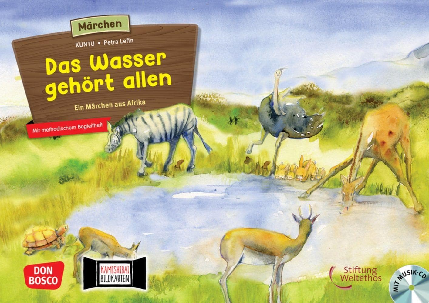 Das Wasser gehört allen. Ein Märchen aus Afrika, m. Audio-CD. Kamishibai Bildkartenset.