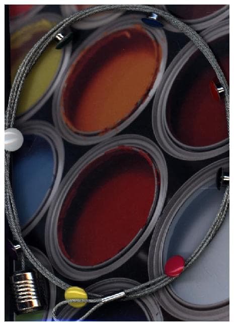 Fotoleine DOTS 8 Magnete / 150 cm