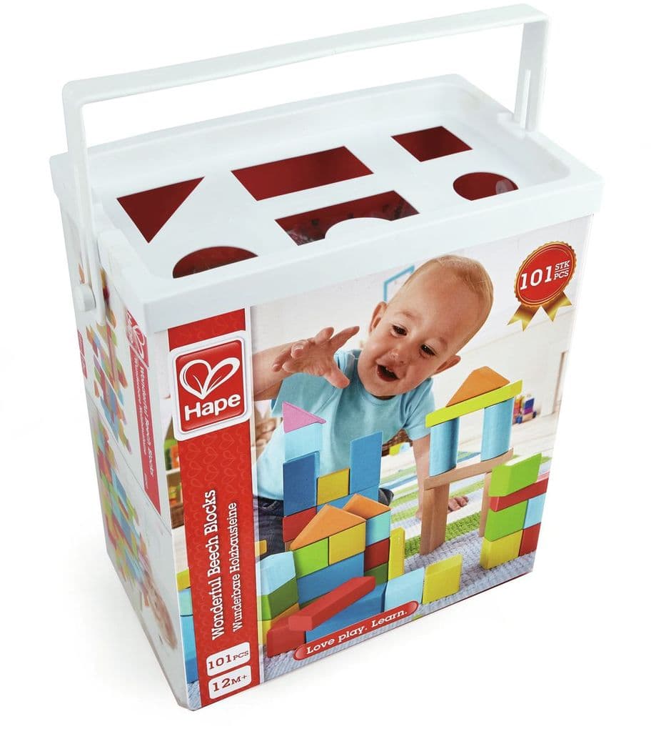 Hape - Wunderbare Holzbausteine - 101 Teile