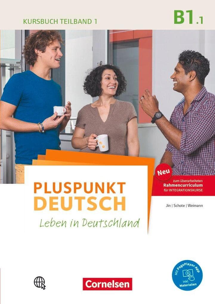 Pluspunkt Deutsch B1: Teilband 1 - Allgemeine Ausgabe - Kursbuch mit Video-DVD