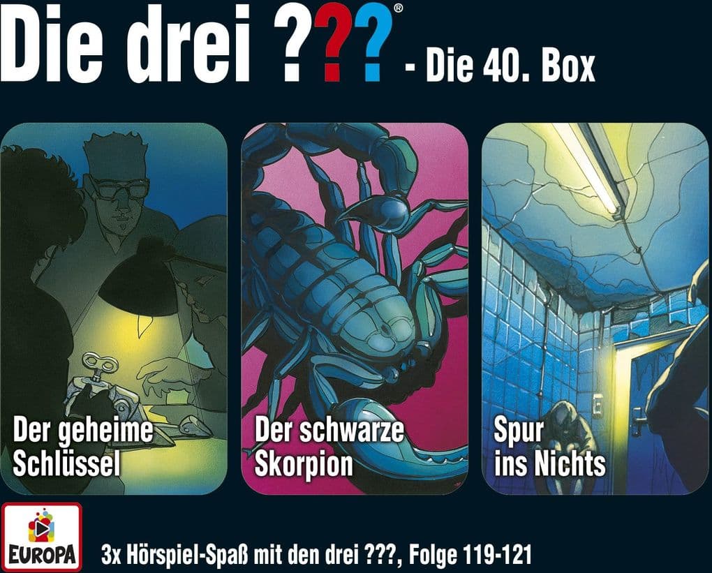 Die drei ??? - 3er Box 40 (Folgen 119, 120, 121) (Fragezeichen)