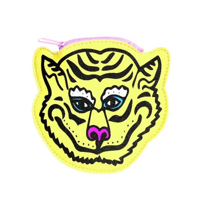 Geldbeutel, Tiger, Gelb