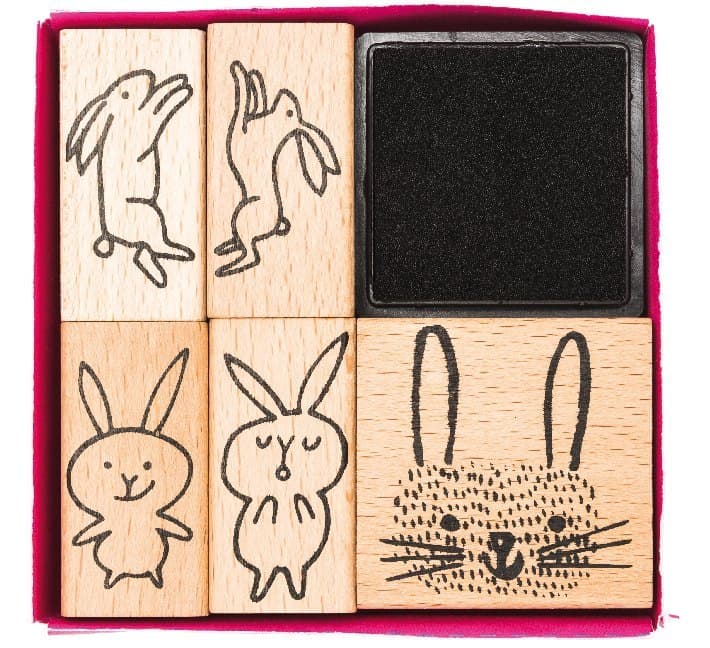Stempelset, Hasen