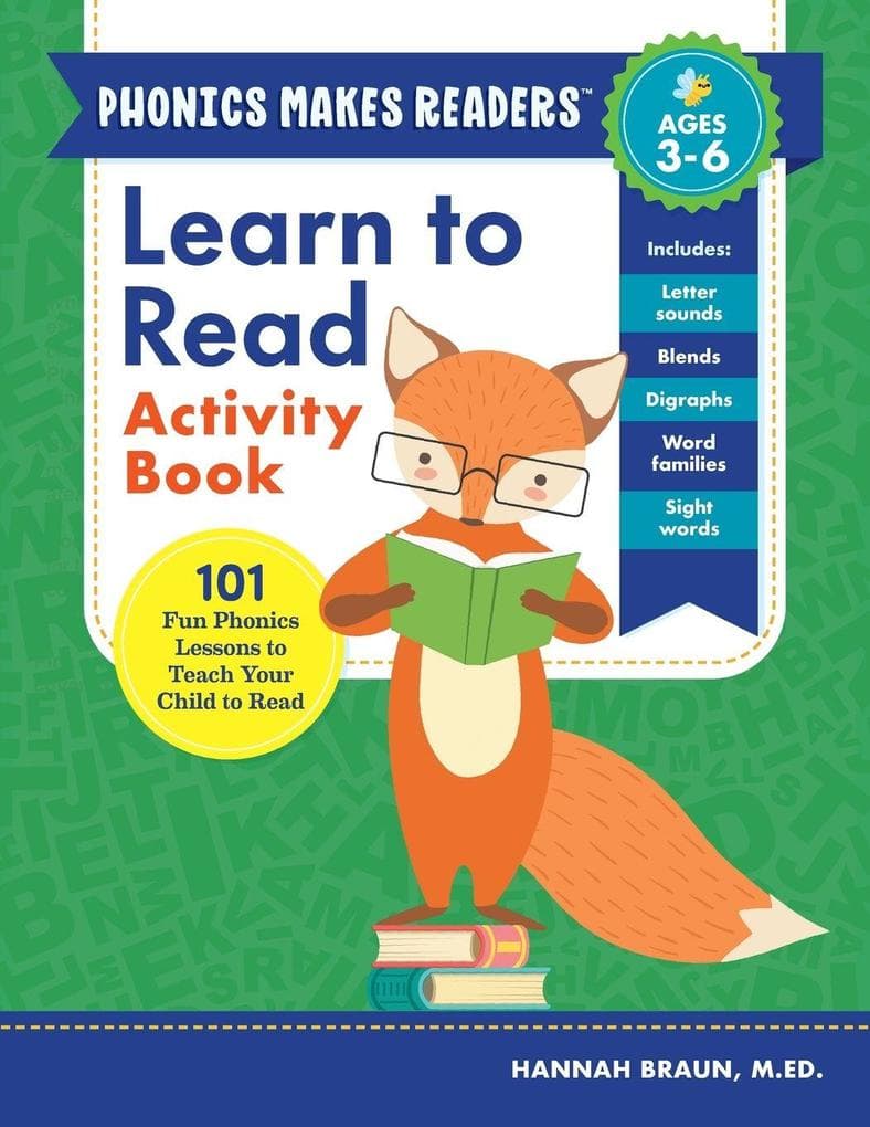 Learn to Read Activity Book