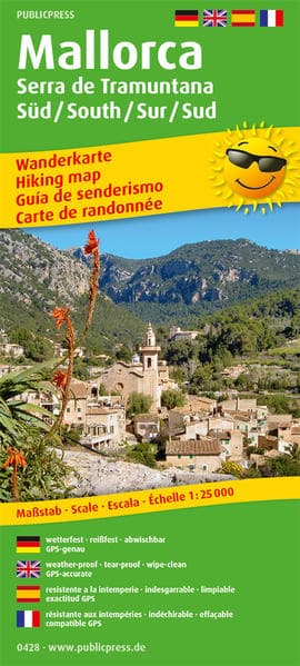 Mallorca - Serra de Tramuntana Sur/Süd /South/Sud 1:25 000