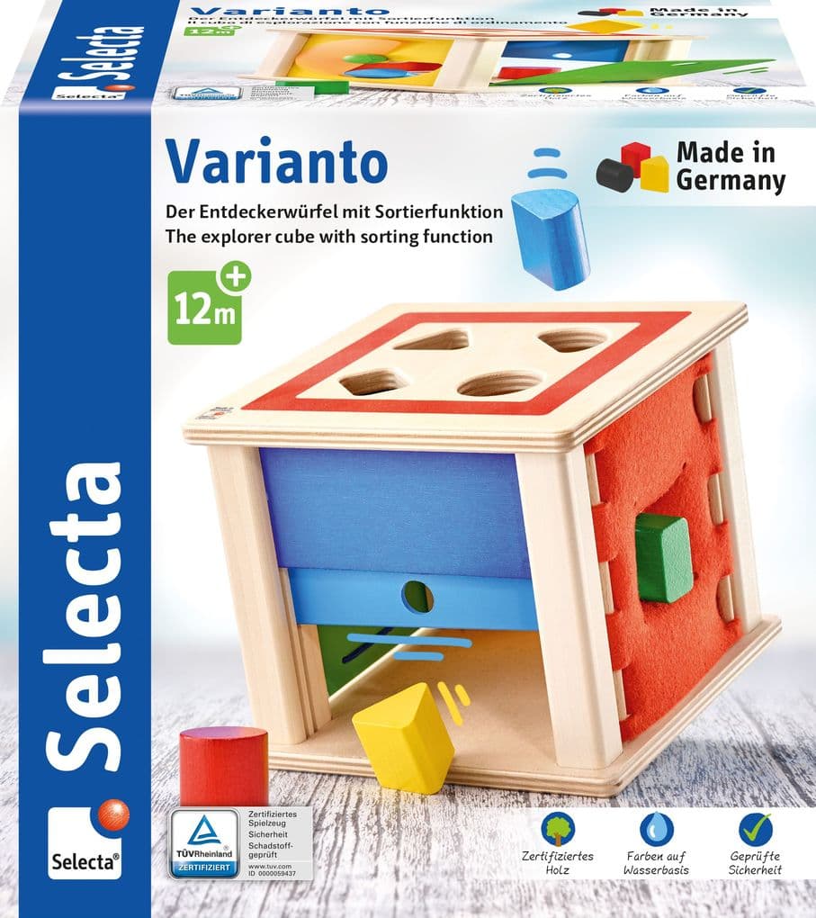 Schmidt Spiele - Selecta - Varianto, Sortierbox, 16 cm