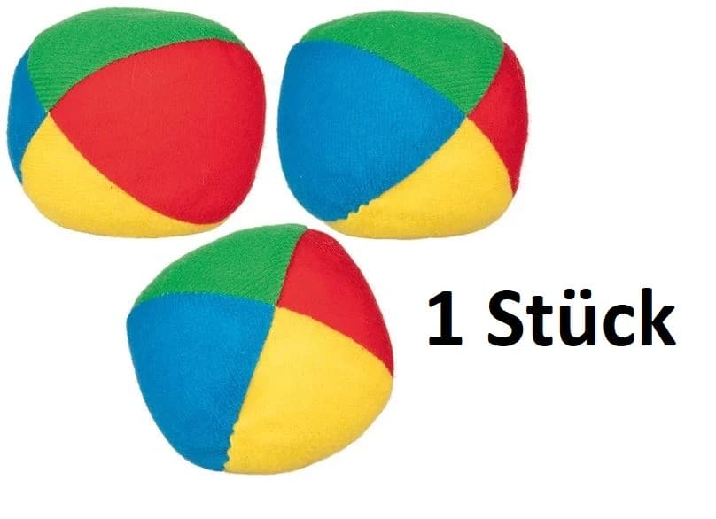 Goki SA133 - Jonglierball gefüllt mit Kunststoffkugeln, 1 Stück