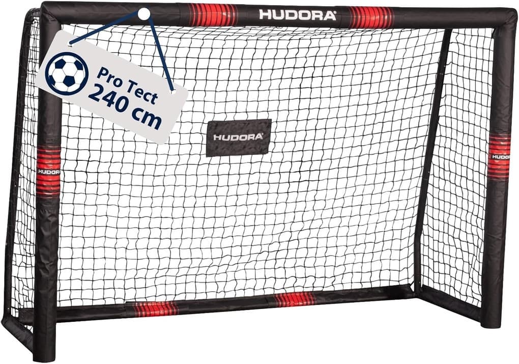 HUDORA 76914 - Fußballtor Pro Tect 240, Click-Montage, Maße: 240x160x85cm