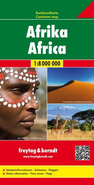 freytag & berndt Straßenkarte Afrika 1:9 Mio.