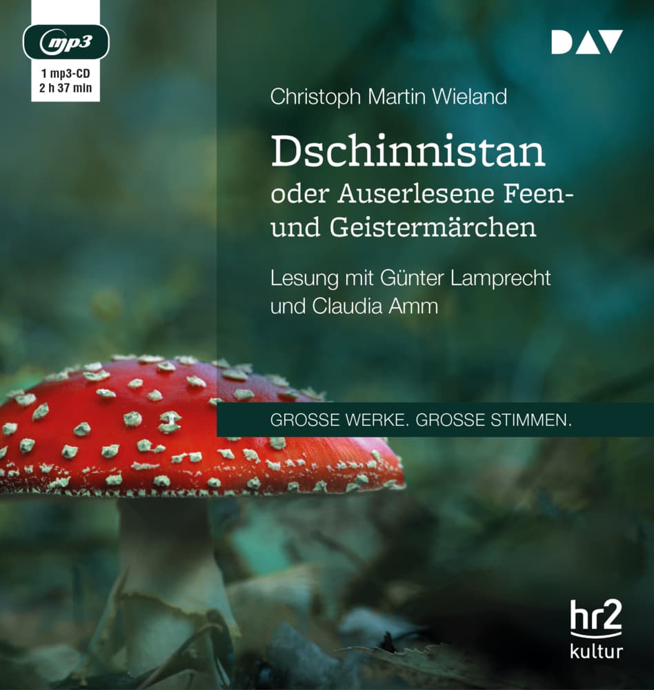 Dschinnistan oder Auserlesene Feen- und Geistermärchen,1 Audio-CD, 1 MP3