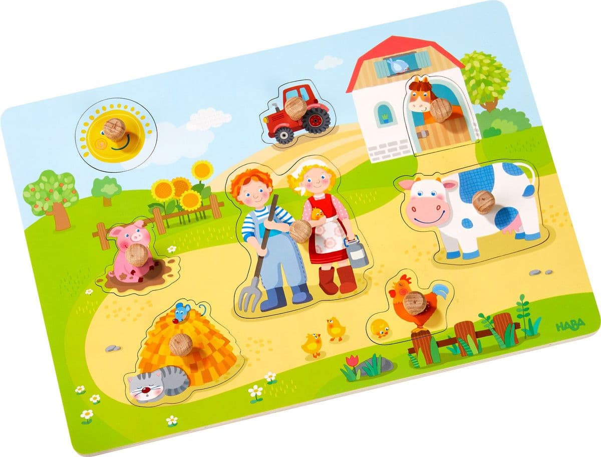 Greifpuzzle Auf dem Bauernhof 8 Teile