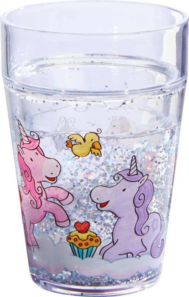 HABA Glitzerbecher Einhorn Glitze