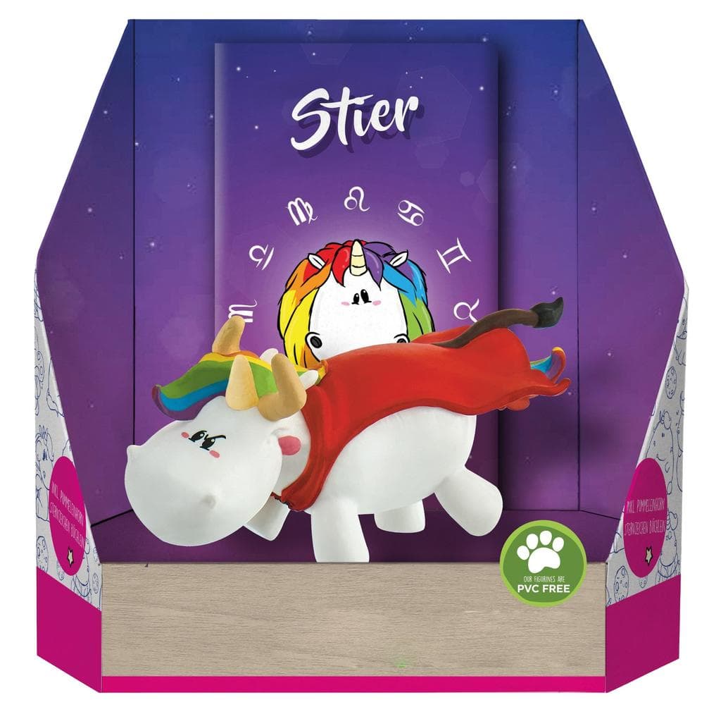 Pummeleinhorn Sammelfigur - Sternzeichen Stier