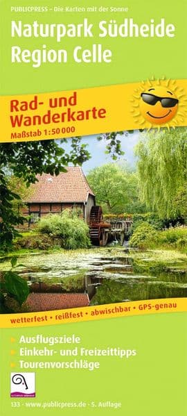 Naturpark Südheide - Region Celle 1:50 000