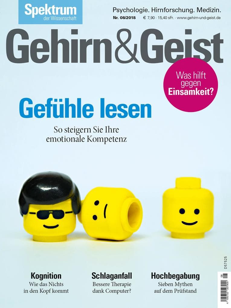 Gehirn&Geist 8/2018 Gefühle lesen