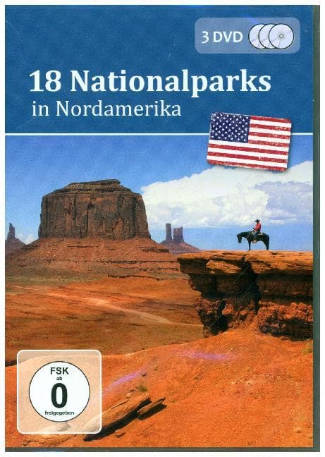 Der Reiseführer: 18 Nationalparks In Nordamerika,3 DVDs