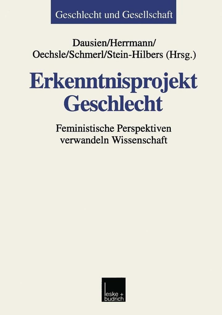 Erkenntnisprojekt Geschlecht