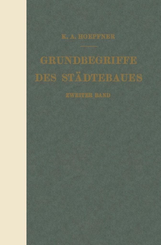 Grundbegriffe des Städtebaues