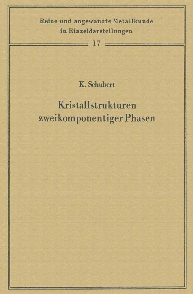 Kristallstrukturen zweikomponentiger Phasen