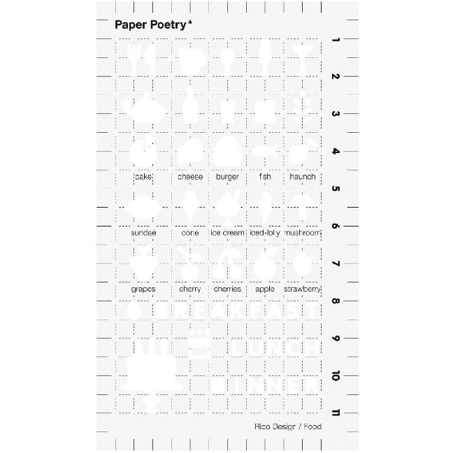 Schablone, Bullet Diary, Food