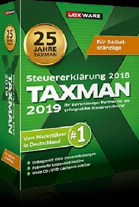 Taxman 2019 für Selbstständige,DVD-ROM