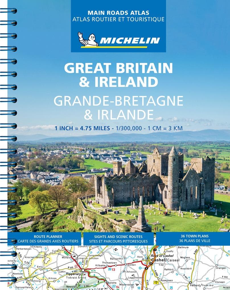 Michelin Straßenatlas Großbritannien & Irland mit Spiralbindung
