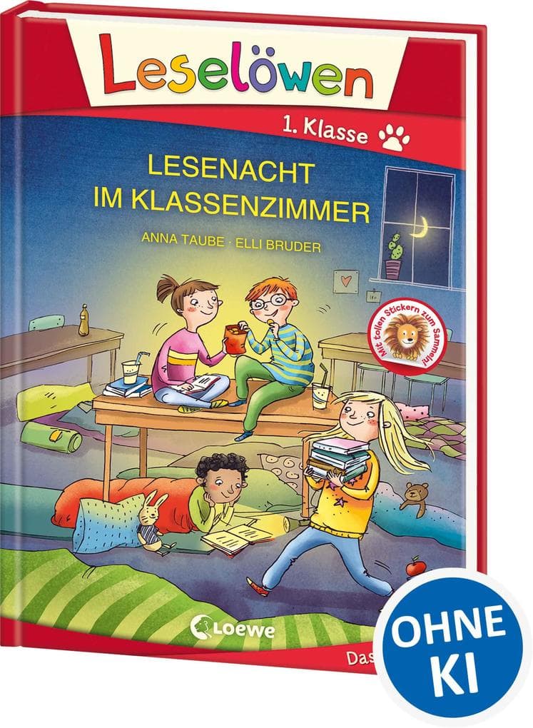 Leselöwen 1. Klasse - Lesenacht im Klassenzimmer
