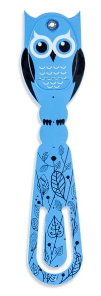 Flexilight Animal Leselicht (Eule) | 2 in 1 Leselampe & Lesezeichen | LED Leselicht | Geschenk für Leser, Buchliebhaber | Deutsche Ausgabe