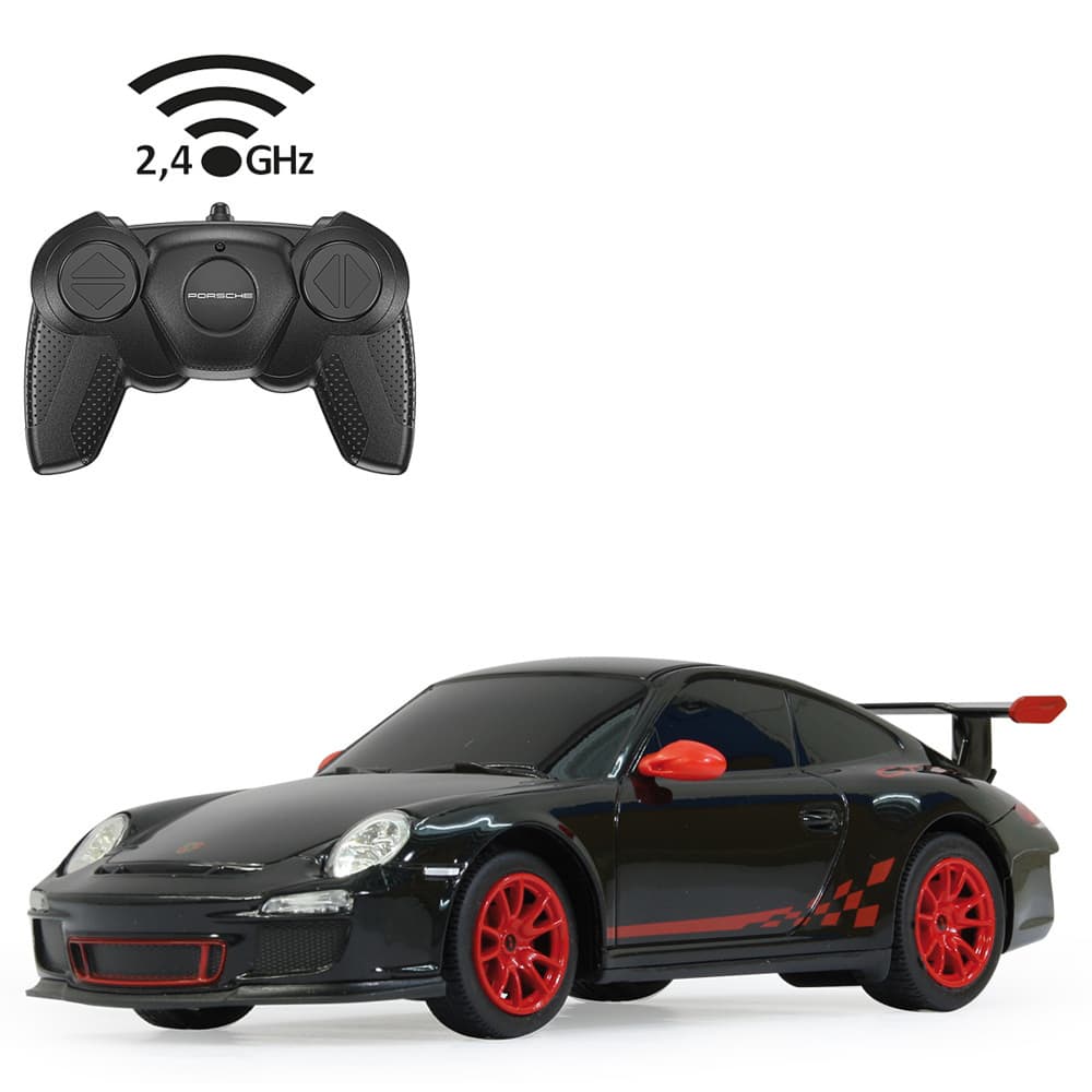 Jamara - Porsche GT3 RS 1:24 schwarz 40MHz