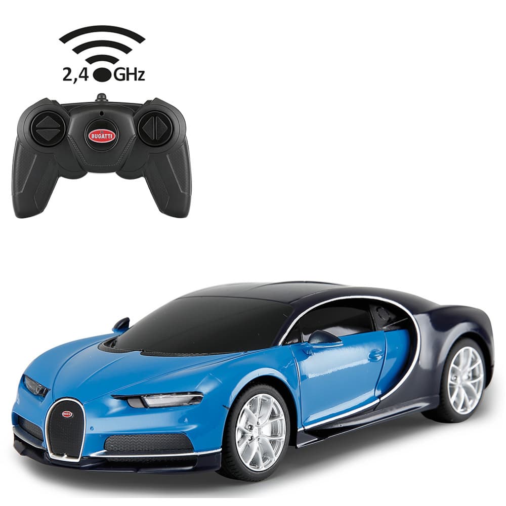 Jamara - Bugatti Chiron 1:24 blau 40MHz