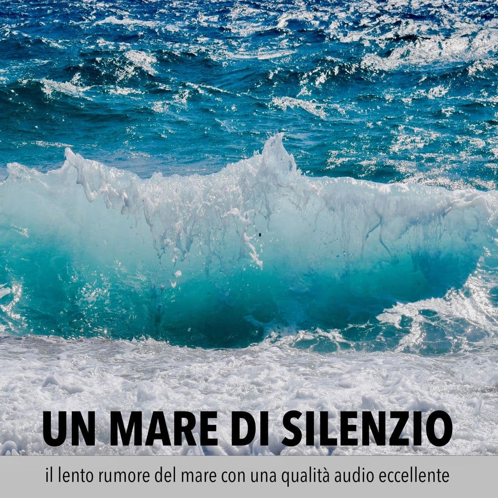 Un mare di silenzio il lento rumore del mare con una qualità audio eccellente