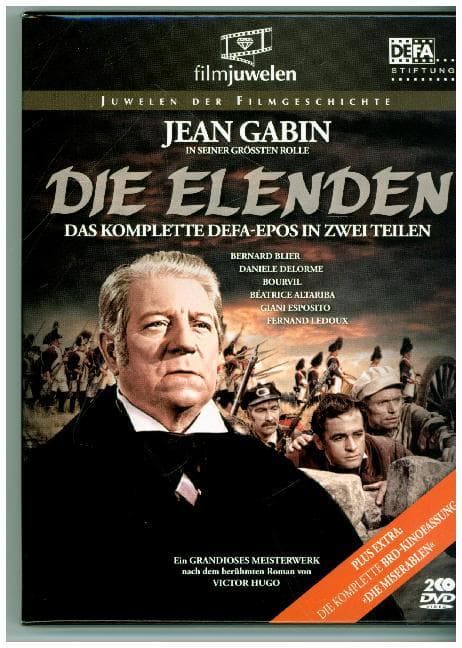 Die Elenden / Die Miserablen - Der legendäre Kino-Zweiteiler. 2 DVDs