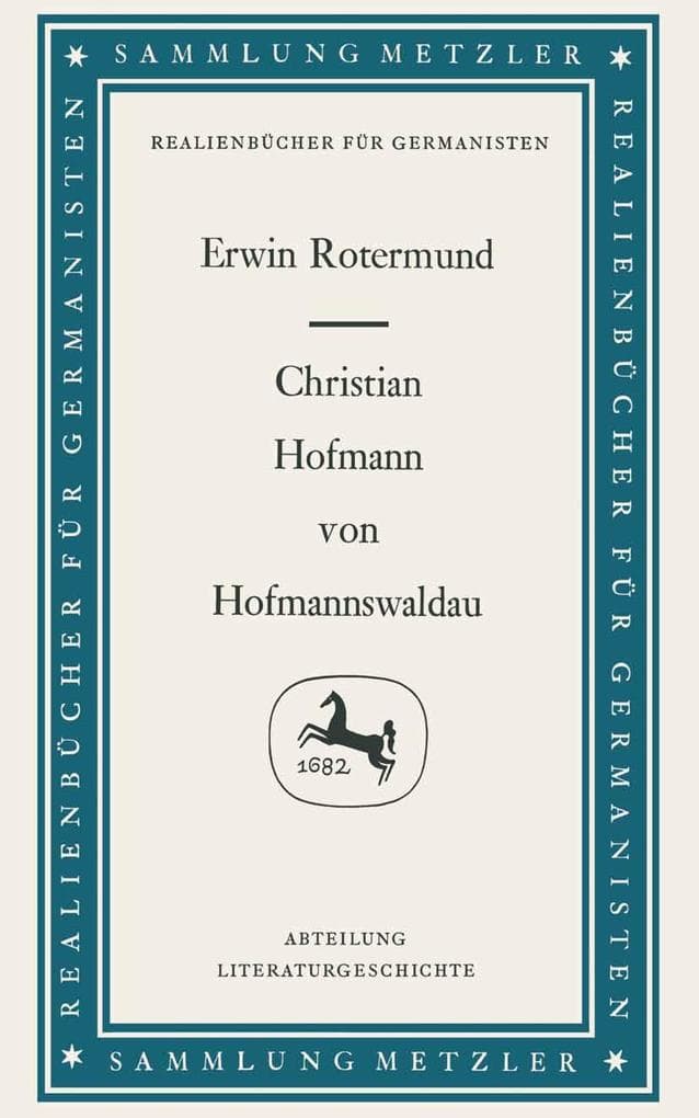 Christian Hofmann von Hofmannswaldau