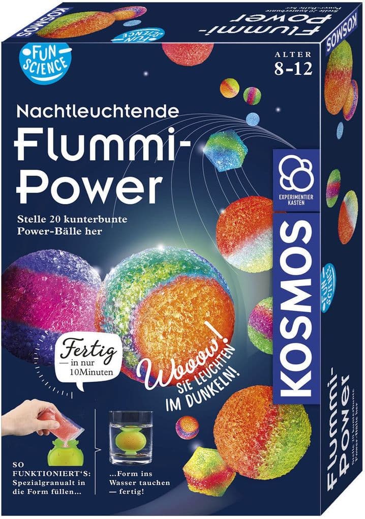Nachtleuchtende Flummi-Power