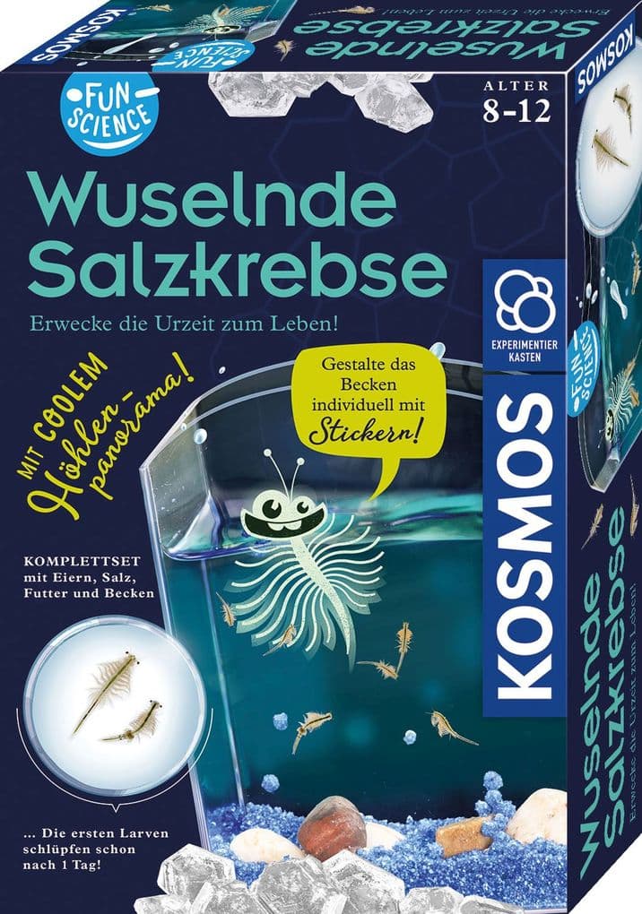 Wuselnde Salzkrebse