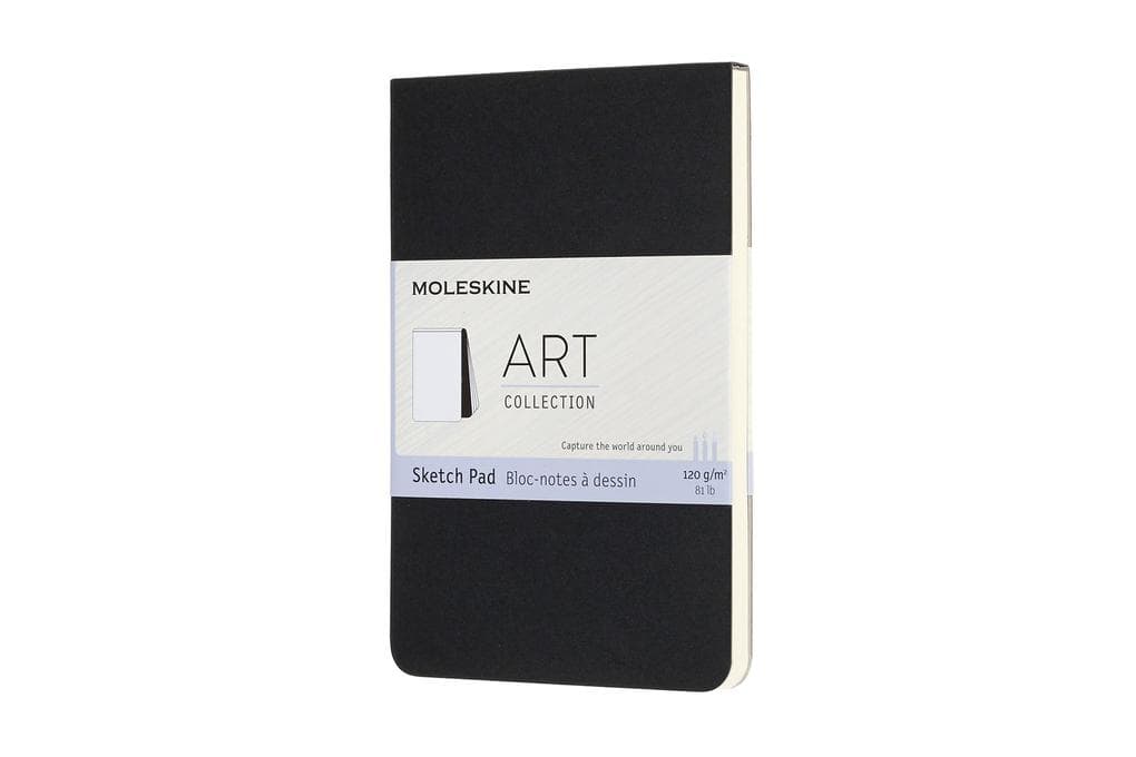 Moleskine Skizzenblock Pocket/A6, 120g-Papier, Schwarz