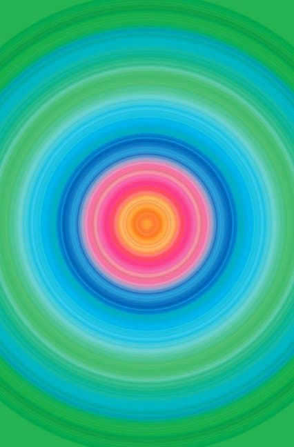 Schreibwandel Notizbuch "Inspirierende Gedanken" mit Reim-Affirmation (Mandala bunt - grün blau pink gelb)