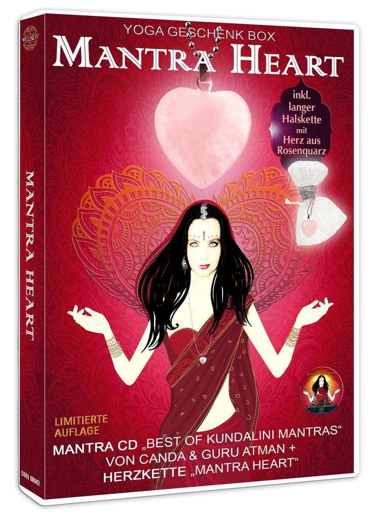 Mantra Heart Yoga Geschenk Box: CD + Herzkette