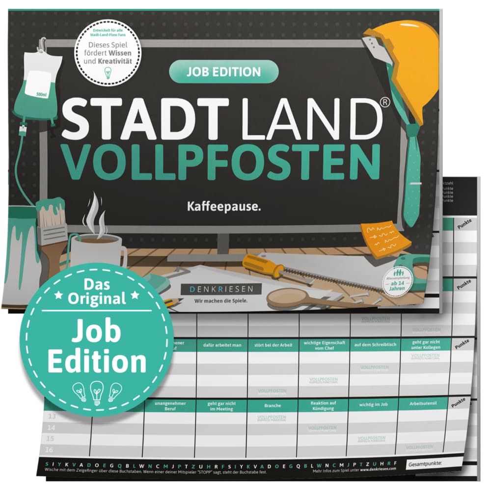STADT LAND VOLLPFOSTEN® - JOB EDITION "Kaffeepause."