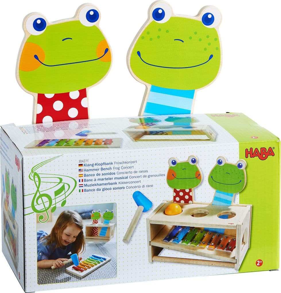 Klang-Klopfbank Froschkonzert