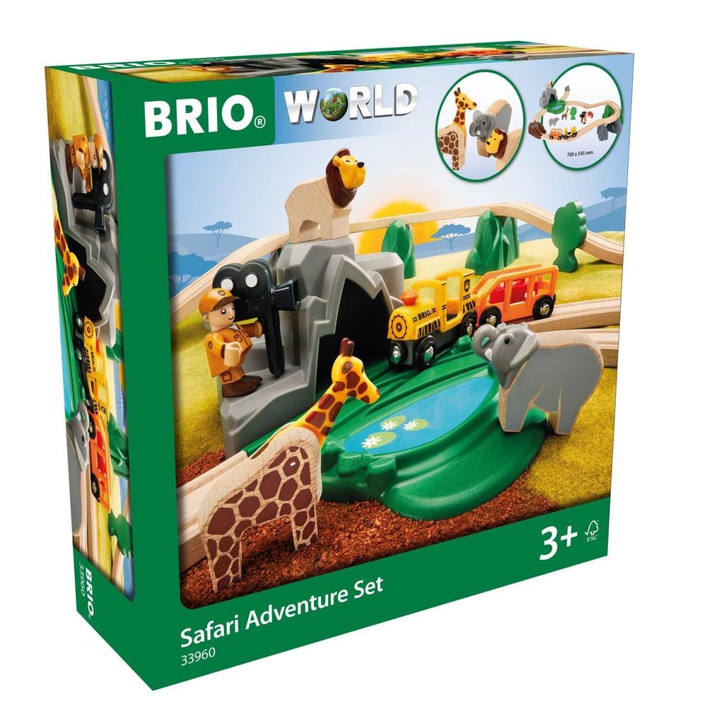 Großes BRIO Bahn Safari Set RW Sets