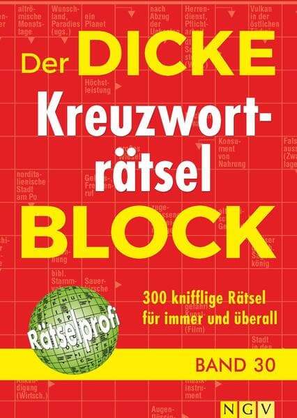 Der dicke Kreuzworträtsel-Block.Bd.30