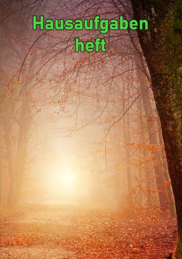 DinA5 Hausaufgabenheft Schuljahr 2019/2020