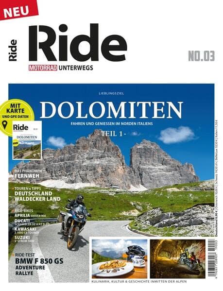 RIDE - Motorrad unterwegs - Dolomiten.No.3